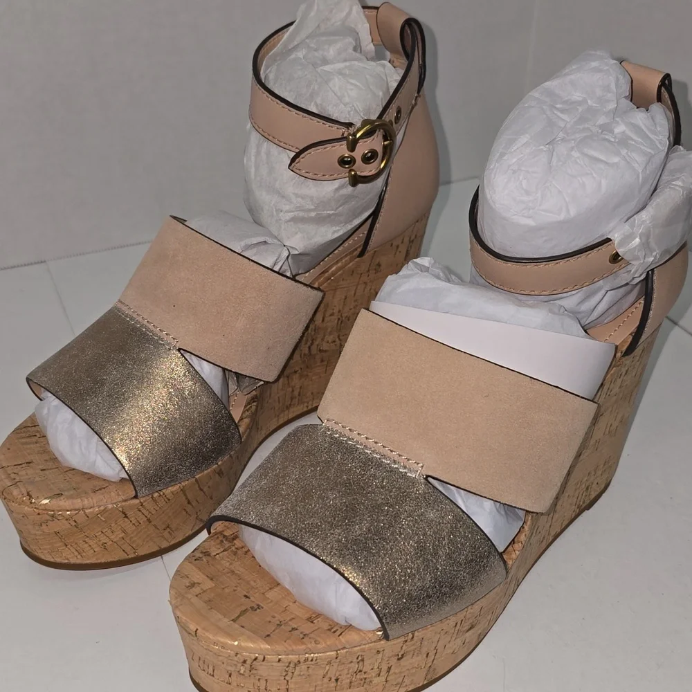 Coach isla metallic